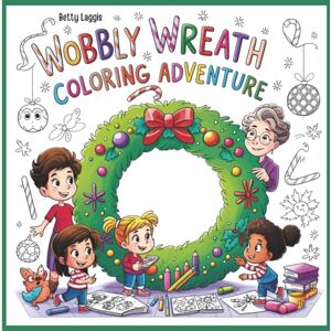 Laggis, Betty Wobbly Wreath Coloring Adventure Laggis, Betty Wobbly Wreath Coloring Adventure