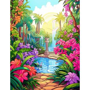 Santos, Nano 500 Pages of Garden Paradise: Flowers, Plants & Peace.: Botanical bliss in a giant coloring book. Santos, Nano 500 Pages of Garden Paradise: Flowers, Plants & Peace.: Botanical bliss in a giant coloring book.