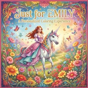 Bunting, L.K. Just for Emily: A Personalized Coloring Experience: 50 total coloring pages 28 coloring pages featuring Emily's name 22 coloring pages themed for girls (Personalized Coloring Book Series) Bunting, L.K. Just for Emily: A Personalized Coloring Experience: 50 total coloring pages 28 coloring pages featuring Emily's name 22 coloring pages themed for girls (Personalized Coloring Book Series)