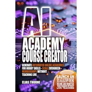 Thorne, Elias AI Academy Course Creator: Generate Automated Online Academies for Hobby Skills – Scale Evergreen Memberships Without Teaching Live: Launch an ... To ... To Make Money and Achieve Finacial Freedom) Thorne, Elias AI Academy Course Creator: Generate Automated Online Academies for Hobby Skills – Scale Evergreen Memberships Without Teaching Live: Launch an ... To ... To Make Money and Achieve Finacial Freedom)