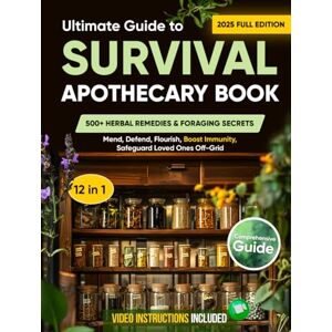 Winston, David The Ultimate Guide to Survival Apothecary Book: 500+ Herbal Remedies & Foraging Secrets Mend, Defend, Flourish, Boost Immunity, Safeguard Loved Ones Off-Grid Winston, David The Ultimate Guide to Survival Apothecary Book: 500+ Herbal Remedies & Foraging Secrets Mend, Defend, Flourish, Boost Immunity, Safeguard Loved Ones Off-Grid