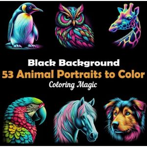 Lee 53 Animal Portraits to Color: Adorable and Exotic Species of Mammals, Birds, Reptiles, Amphibians, Fish, Crustaceans from Zoos, Farms, and Aquariums (Midnight Black Background Coloring Series) Lee 53 Animal Portraits to Color: Adorable and Exotic Species of Mammals, Birds, Reptiles, Amphibians, Fish, Crustaceans from Zoos, Farms, and Aquariums (Midnight Black Background Coloring Series)