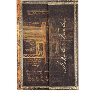 Paperblanks Hardcover Journal Tesla, Sketch of a Turbine Lined Mini (100 × 140 mm) (Embellished Manuscripts Collection) Paperblanks Hardcover Journal Tesla, Sketch of a Turbine Lined Mini (100 × 140 mm) (Embellished Manuscripts Collection)