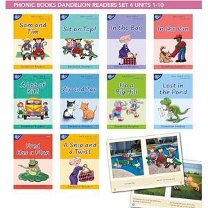 Phonic Dandelion Readers Set 4 Units 1-10: Sounds of the alphabet and adjacent consonants ( Beginner Decodable Readers) Phonic Dandelion Readers Set 4 Units 1-10: Sounds of the alphabet and adjacent consonants ( Beginner Decodable Readers)