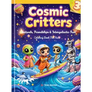 Muralidhar, Yeshodari Cosmic Critters Vol. 3: Festivals, Friendships & Intergalactic Fun – 50 Coloring Pages for Kids Ages 4–10 Space Coloring Book with Aliens, Robots, ... Critters: Adventures in the Animal Galaxy) Muralidhar, Yeshodari Cosmic Critters Vol. 3: Festivals, Friendships & Intergalactic Fun – 50 Coloring Pages for Kids Ages 4–10 Space Coloring Book with Aliens, Robots, ... Critters: Adventures in the Animal Galaxy)