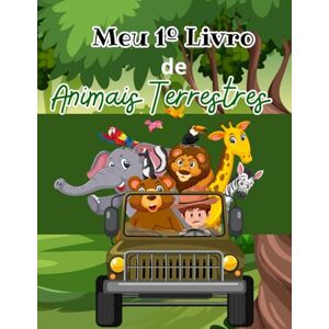 Fernandes Meu 1º Livro de Animais Terrestres: 70 desenhos fáceis e fofos para colorir — domésticos, da quinta, da selva e da floresta Fernandes Meu 1º Livro de Animais Terrestres: 70 desenhos fáceis e fofos para colorir — domésticos, da quinta, da selva e da floresta