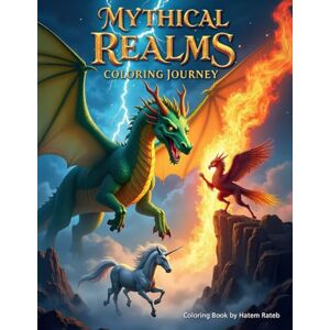 Rateb, Hatem H. Mythical Realms: Coloring Journey: An Epic Fantasy Coloring Book of Dragons, Phoenixes, Unicorns, and Legendary Creatures Rateb, Hatem H. Mythical Realms: Coloring Journey: An Epic Fantasy Coloring Book of Dragons, Phoenixes, Unicorns, and Legendary Creatures