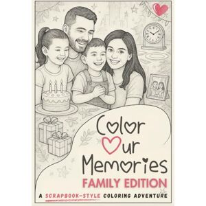 RAHMAN RONI, M RAFIUR Color Our Memories: Family Edition: A Heartwarming Family-Themed Adult Coloring Book Celebrating Childhood, Traditions, and Togetherness RAHMAN RONI, M RAFIUR Color Our Memories: Family Edition: A Heartwarming Family-Themed Adult Coloring Book Celebrating Childhood, Traditions, and Togetherness
