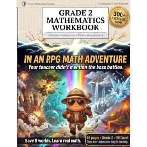 Visually, Discover Math Workbook Grade 2 Visual Block World RPG Quest: Engaging Addition, Subtraction, and Place Value Practice for Reluctant and Visual Learners Visually, Discover Math Workbook Grade 2 Visual Block World RPG Quest: Engaging Addition, Subtraction, and Place Value Practice for Reluctant and Visual Learners