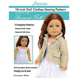 Miles, Cinnamon Liberty Jane 18" Doll Clothes Pattern Outback Libby Boomerit Falls: 18 Inch Doll Clothes Patterns With Step-By-Step Instructions And Pattern Pieces Miles, Cinnamon Liberty Jane 18" Doll Clothes Pattern Outback Libby Boomerit Falls: 18 Inch Doll Clothes Patterns With Step-By-Step Instructions And Pattern Pieces