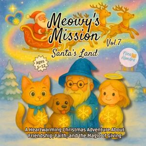 Alondra, Nina Meowy’s Mission- Santa’s Land: Volume 7: A Heartwarming Christmas Adventure for Children Ages 5-12 About Friendship, Faith, and the Magic of Giving (Meowy’s Magic Adventure Series) Alondra, Nina Meowy’s Mission- Santa’s Land: Volume 7: A Heartwarming Christmas Adventure for Children Ages 5-12 About Friendship, Faith, and the Magic of Giving (Meowy’s Magic Adventure Series)
