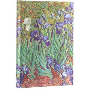 Paperblanks Van Gogh’s Irises Midi Hardback Address Book (Elastic Band Closure) Paperblanks Van Gogh’s Irises Midi Hardback Address Book (Elastic Band Closure)