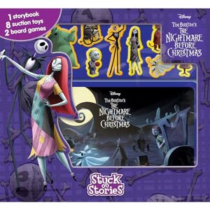 Phidal Publishing Inc. Disney Nightmare Before Christmas Stuck on Stories Activity Books for kids, 10-page storybook, 8 toy suction cups, 2 board games to enjoy Phidal Publishing Inc. Disney Nightmare Before Christmas Stuck on Stories Activity Books for kids, 10-page storybook, 8 toy suction cups, 2 board games to enjoy