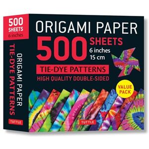 Tuttle Publishing Origami Paper 500 sheets Tie-Dye Patterns 6" (15 cm): Tuttle Origami Paper: High-Quality Double-Sided Origami Sheets Printed with 12 Different ... ... (Instructions for 6 Projects Included) Tuttle Publishing Origami Paper 500 sheets Tie-Dye Patterns 6" (15 cm): Tuttle Origami Paper: High-Quality Double-Sided Origami Sheets Printed with 12 Different ... ... (Instructions for 6 Projects Included)