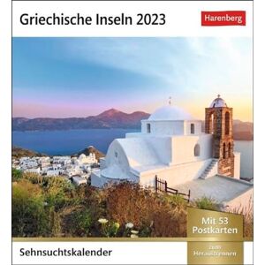 Harenberg Greek Islands Longing Calendar 2023: Weekly Calendar with 53 Postcards Harenberg Greek Islands Longing Calendar 2023: Weekly Calendar with 53 Postcards