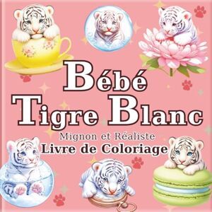 SAKI Bébé Tigre Blanc: Livre de Coloriage de Tigres Blancs Mignons et Réalistes pour Adultes : 50 belles illustrations pour un moment de détente et ... Voyage de l'Artiste dans un Monde Minuscule) SAKI Bébé Tigre Blanc: Livre de Coloriage de Tigres Blancs Mignons et Réalistes pour Adultes : 50 belles illustrations pour un moment de détente et ... Voyage de l'Artiste dans un Monde Minuscule)