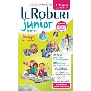 Le Robert Junior Poche: French monolingual dictionary for Juniors in paperback format (Le Robert Scolaire) Le Robert Junior Poche: French monolingual dictionary for Juniors in paperback format (Le Robert Scolaire)