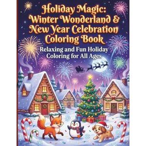 Lavangare, Sanjay Holiday Magic: Winter Wonderland & New Year Celebration Coloring Book: Festive Christmas Scenes, Cozy Villages & Sparkling Fireworks — Relaxing Holiday Coloring for All Ages Lavangare, Sanjay Holiday Magic: Winter Wonderland & New Year Celebration Coloring Book: Festive Christmas Scenes, Cozy Villages & Sparkling Fireworks — Relaxing Holiday Coloring for All Ages