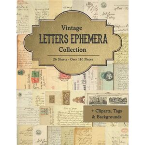 Publishing, Vintage Ephemera Vintage Letters Ephemera Collection: One-Sided Decorative Paper for Junk Journaling & Scrapbooking Handwritten Telegrams, Receipts and more Publishing, Vintage Ephemera Vintage Letters Ephemera Collection: One-Sided Decorative Paper for Junk Journaling & Scrapbooking Handwritten Telegrams, Receipts and more