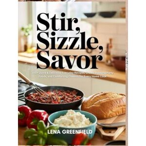 Greenfield, Lena STIR, SIZZLE, SAVOR: 300+ Quick & Delicious Everyday Recipes, Crowd-Pleasing Party Foods, and Comforting Classics for Every Home Cook Greenfield, Lena STIR, SIZZLE, SAVOR: 300+ Quick & Delicious Everyday Recipes, Crowd-Pleasing Party Foods, and Comforting Classics for Every Home Cook