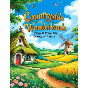B, K Countryside Wonderlands Relax & Color the Beauty of Nature: Adult Coloring Book with Countryside Landscapes, Country Homes, Farms, Animals & Peaceful Nature Scenes B, K Countryside Wonderlands Relax & Color the Beauty of Nature: Adult Coloring Book with Countryside Landscapes, Country Homes, Farms, Animals & Peaceful Nature Scenes