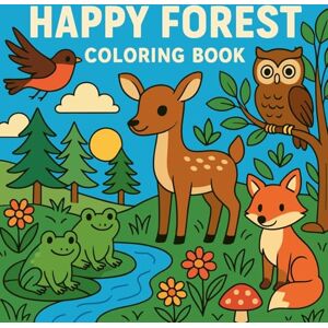 Martin, Chris Happy Forest Coloring Book Martin, Chris Happy Forest Coloring Book