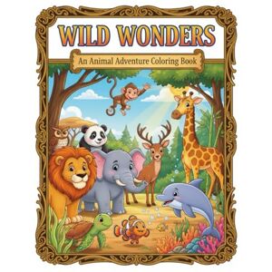 PRINCELEROI Wild Wonders An Animal Adventure Coloring Book: A Black & White Adult & Kids Art Activity Featuring Zoo and Wild Creatures in 8.5 x 11 Large Print PRINCELEROI Wild Wonders An Animal Adventure Coloring Book: A Black & White Adult & Kids Art Activity Featuring Zoo and Wild Creatures in 8.5 x 11 Large Print