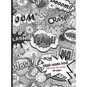 Creative Labs Blank Comic Book, Draw Your Own Comics: 155 Pages Large Sketchbook Notebook for Kids Adults to Draw Comics 8.5x11 Inches Gray Creative Labs Blank Comic Book, Draw Your Own Comics: 155 Pages Large Sketchbook Notebook for Kids Adults to Draw Comics 8.5x11 Inches Gray