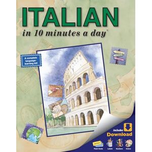 Kristine Kershul, MA ITALIAN in 10 minutes a day®: Language Course for Beginning and Advanced Study. Includes Workbook, Flash Cards, Sticky Labels, Menu Guide, Software, ... Grammar. Bilingual Books, Inc. (Publisher) Kristine Kershul, MA ITALIAN in 10 minutes a day®: Language Course for Beginning and Advanced Study. Includes Workbook, Flash Cards, Sticky Labels, Menu Guide, Software, ... Grammar. Bilingual Books, Inc. (Publisher)