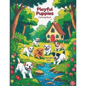 MICHAELA PLAYFUL PUPPIES Coloring Book: Cute and Easy to Color Puppy Pictures for Creative Kids Aged 4 to 8! MICHAELA PLAYFUL PUPPIES Coloring Book: Cute and Easy to Color Puppy Pictures for Creative Kids Aged 4 to 8!