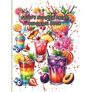 Boutique, Once In A Blue Moon Fruity Summer Drink Coloring Book Boutique, Once In A Blue Moon Fruity Summer Drink Coloring Book