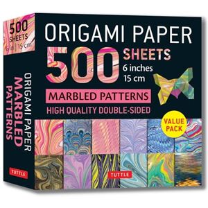 Tuttle Publishing Origami Paper 500 sheets Marbled Patterns 6" (15 cm): Tuttle Origami Paper: High-Quality Double-Sided Origami Sheets Printed with 12 Different Designs ... (Instructions for 6 Projects Included) Tuttle Publishing Origami Paper 500 sheets Marbled Patterns 6" (15 cm): Tuttle Origami Paper: High-Quality Double-Sided Origami Sheets Printed with 12 Different Designs ... (Instructions for 6 Projects Included)