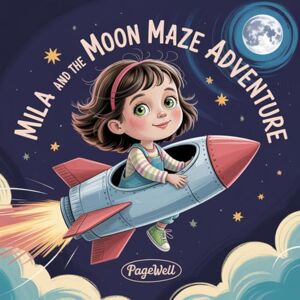 Co., Pagewell Mila and the Moon Maze Adventure Kids Story Book Kids Picture Book: A Magical Space Adventure About Curiosity, Courage, and Solving Mystical Puzzles for Kids Ages 3–9 Co., Pagewell Mila and the Moon Maze Adventure Kids Story Book Kids Picture Book: A Magical Space Adventure About Curiosity, Courage, and Solving Mystical Puzzles for Kids Ages 3–9