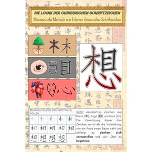 Contreras Espinoza, Jonathan Die Logik der Chinesischen Schriftzeichen: Mnemonische Methode zum Erlernen chinesischer Schriftzeichen (Bücher zum Erlernen der chinesischen Sprache Mandarin) Contreras Espinoza, Jonathan Die Logik der Chinesischen Schriftzeichen: Mnemonische Methode zum Erlernen chinesischer Schriftzeichen (Bücher zum Erlernen der chinesischen Sprache Mandarin)