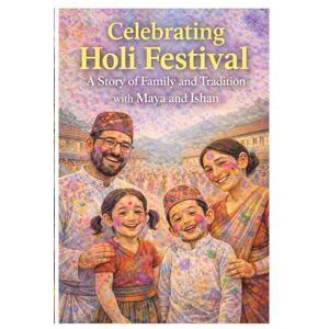 S, Anjali Celebrating Holi festival: A Story of Family and Tradition with Maya and Ishan: A Joyful Cultural Storybook Teaching Kids About Holi (Phagu Purnima), Kindness, and Togetherness in Nepal S, Anjali Celebrating Holi festival: A Story of Family and Tradition with Maya and Ishan: A Joyful Cultural Storybook Teaching Kids About Holi (Phagu Purnima), Kindness, and Togetherness in Nepal