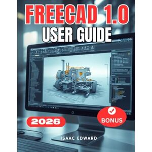 Edward, Isaac FREECAD 1.0 USER GUIDE: A Complete Step-by-Step Manual for Beginners to Learn Parametric Modeling, Workbenches, and 3D Printing with FreeCAD Edward, Isaac FREECAD 1.0 USER GUIDE: A Complete Step-by-Step Manual for Beginners to Learn Parametric Modeling, Workbenches, and 3D Printing with FreeCAD