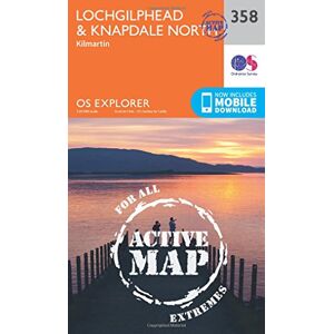 Ordnance Survey Lochgilphead & Knapdale North Map Weatherproof Kilmartin OS Explorer Active Map 358 Scotland Walks Hiking Maps Adventure Ordnance Survey Lochgilphead & Knapdale North Map Weatherproof Kilmartin OS Explorer Active Map 358 Scotland Walks Hiking Maps Adventure