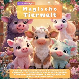 Dreamglint, Anne Magische Tierwelt Zauberhafte Bauernhoftiere & Fabelwesen zum Ausmalen: 35 Detaillierte Motive mit magischen Kreaturen und liebevollen Hintergründen ... voller Magie, Abenteuer & mythischer Motive) Dreamglint, Anne Magische Tierwelt Zauberhafte Bauernhoftiere & Fabelwesen zum Ausmalen: 35 Detaillierte Motive mit magischen Kreaturen und liebevollen Hintergründen ... voller Magie, Abenteuer & mythischer Motive)