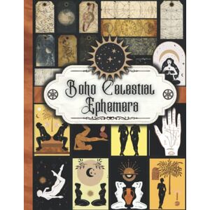 Paper Publishing, Peter Boho Celestial Ephemera: One-Sided Decorative Paper for Junk Journaling, Scrapbooking, Decoupage, Collages, Card Making & Mixed Media, Vintage Boho ... of Authentic Ephemera (150+ Pieces) Paper Publishing, Peter Boho Celestial Ephemera: One-Sided Decorative Paper for Junk Journaling, Scrapbooking, Decoupage, Collages, Card Making & Mixed Media, Vintage Boho ... of Authentic Ephemera (150+ Pieces)