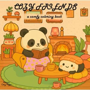 Cozypages, Anna Cozy Friends: Cute Coloring Book for Adults and Teens Featuring Adorable Characters For Relaxation Cozypages, Anna Cozy Friends: Cute Coloring Book for Adults and Teens Featuring Adorable Characters For Relaxation