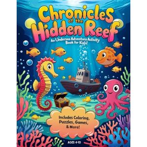 Danny, Jellybean Chronicles of the Hidden Reef: An Undersea Adventure Activity Book For Kids Ages 4-10: Fun Educational Ocean Puzzles, Coloring, Mazes, Word Games and More! Danny, Jellybean Chronicles of the Hidden Reef: An Undersea Adventure Activity Book For Kids Ages 4-10: Fun Educational Ocean Puzzles, Coloring, Mazes, Word Games and More!