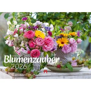 Strauß, Friedrich Blumenzauber Kalender 2026: Farbenfroher Blumen-Kalender im Querformat (45x33 cm) Für Florist:innen und Garten-Fans Strauß, Friedrich Blumenzauber Kalender 2026: Farbenfroher Blumen-Kalender im Querformat (45x33 cm) Für Florist:innen und Garten-Fans