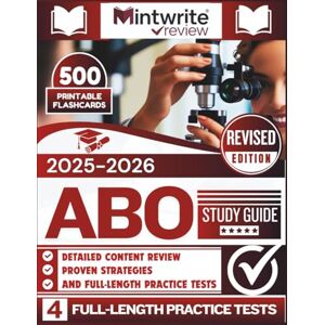 Williamson, Zara T. ABO Study Guide 2025-2026: Detailed Content Review, Proven Strategies, And Full-Length Practice Tests Williamson, Zara T. ABO Study Guide 2025-2026: Detailed Content Review, Proven Strategies, And Full-Length Practice Tests