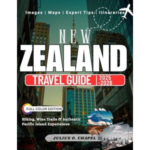 CHAPEL, JULIUS O. NEW ZEALAND TRAVEL GUIDE 2025 2026 (Full Color): Hiking, Wine Trails & Authentic Pacific Island Experiences CHAPEL, JULIUS O. NEW ZEALAND TRAVEL GUIDE 2025 2026 (Full Color): Hiking, Wine Trails & Authentic Pacific Island Experiences