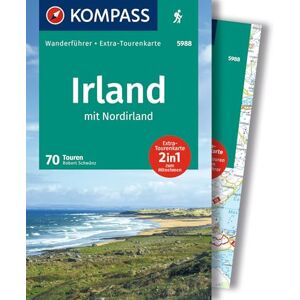 Schwänz, Robert KOMPASS Wanderführer Irland mit Nordirland, 70 Touren mit Extra-Tourenkarte: GPS-Daten zum Download Schwänz, Robert KOMPASS Wanderführer Irland mit Nordirland, 70 Touren mit Extra-Tourenkarte: GPS-Daten zum Download