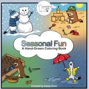 art, ermie's Seasonal Fun: A Hand-Drawn Coloring Book for Adults and Kids Featuring Cute Ermines, Animal Friends, and Fun Seasonal Activities art, ermie's Seasonal Fun: A Hand-Drawn Coloring Book for Adults and Kids Featuring Cute Ermines, Animal Friends, and Fun Seasonal Activities