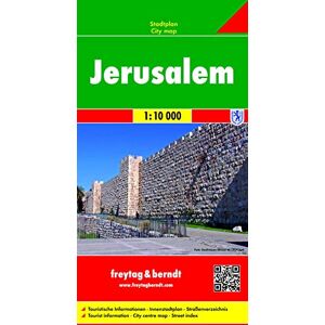 Freytag & Berndt Jerusalem City Map: Citymap 1:10 000: Stadskaart 1:10 000 Freytag & Berndt Jerusalem City Map: Citymap 1:10 000: Stadskaart 1:10 000