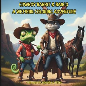 Dreamer, CH Cowboy Rabbit & Rango: A Western Coloring Adventure: Relaxing Western Coloring Book for Adults and Teens with Cowboy Rabbits, Rango Sheriff, Horses, and Cinematic Wild West Scenes Dreamer, CH Cowboy Rabbit & Rango: A Western Coloring Adventure: Relaxing Western Coloring Book for Adults and Teens with Cowboy Rabbits, Rango Sheriff, Horses, and Cinematic Wild West Scenes
