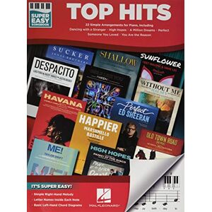 Various Top Hits Super Easy Songbook Easy Piano Various Top Hits Super Easy Songbook Easy Piano