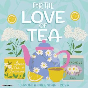 Willow Creek Press For the Love of Tea 2026 Wall Calendar Willow Creek Press For the Love of Tea 2026 Wall Calendar